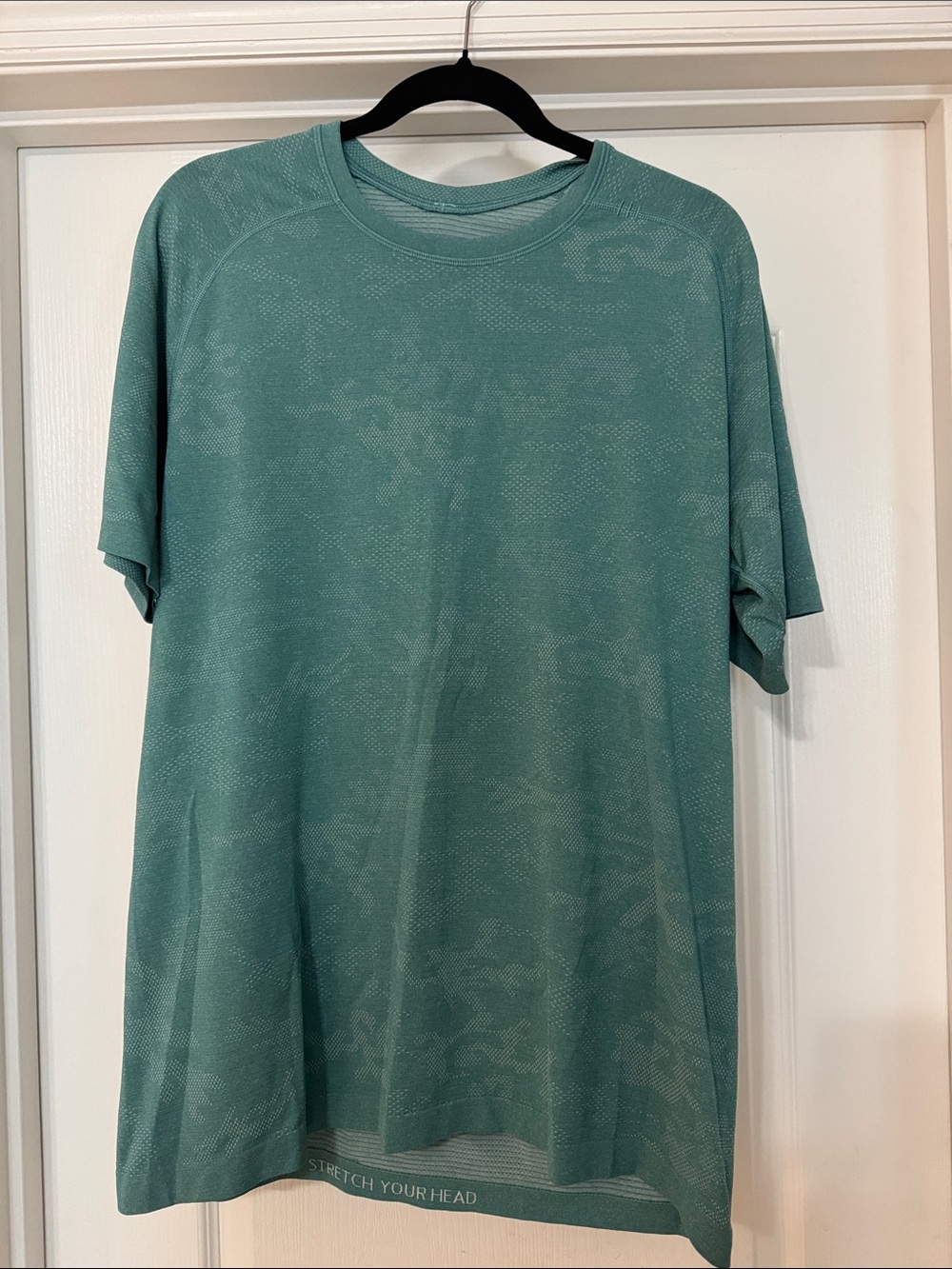 lululemon athletica Men's Short Sleeve Tech Tee in Teal Green Size L Large